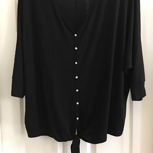 Plus Size front tie top